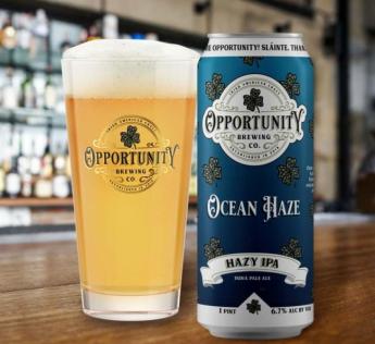 Opportunity Brewing Company - Ocean Haze (4 pack 16oz cans) (4 pack 16oz cans)