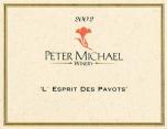 2018 Peter Michael - LEsprit des Pavots