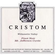 2022 Cristom - Pinot Noir Willamette Valley Mt. Jefferson Cuve
