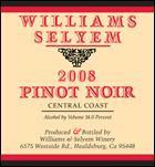0 Williams Selyem - Pinot Noir Central Coast