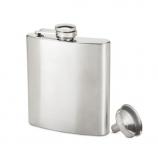 0 6oz Stainless Steel Flask with Funnel