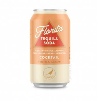 Cardinal Spirits - Florita Tequila Soda (4 pack 12oz cans)