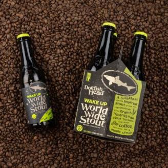 Dogfish Head - Wake Up World Wide Stout (4 pack 12oz cans) (4 pack 12oz cans)