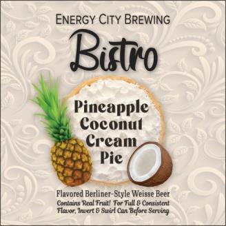 Energy City Bistro Pineapple Coconut Creampie (4 pack 16oz cans) (4 pack 16oz cans)