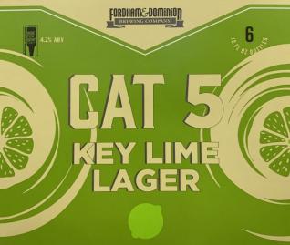 Fordham & Dominion Brewing Co - Cat 5 Key Lime Lager (6 pack 12oz cans) (6 pack 12oz cans)