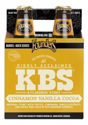 Founders Brewing Co. - KBS Cinnamon Vanilla Cocoa (4 pack 12oz cans) (4 pack 12oz cans)