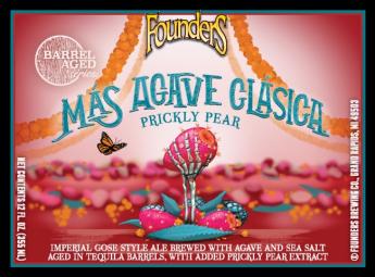 Founders Brewing Co. - Mas Agave Prickly Pear 4pk (4 pack 12oz cans) (4 pack 12oz cans)
