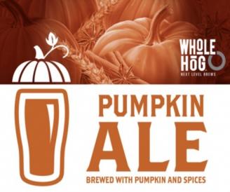 Whole Hog Brewery - Pumpkin Ale (4 pack 16.9oz cans) (4 pack 16.9oz cans)
